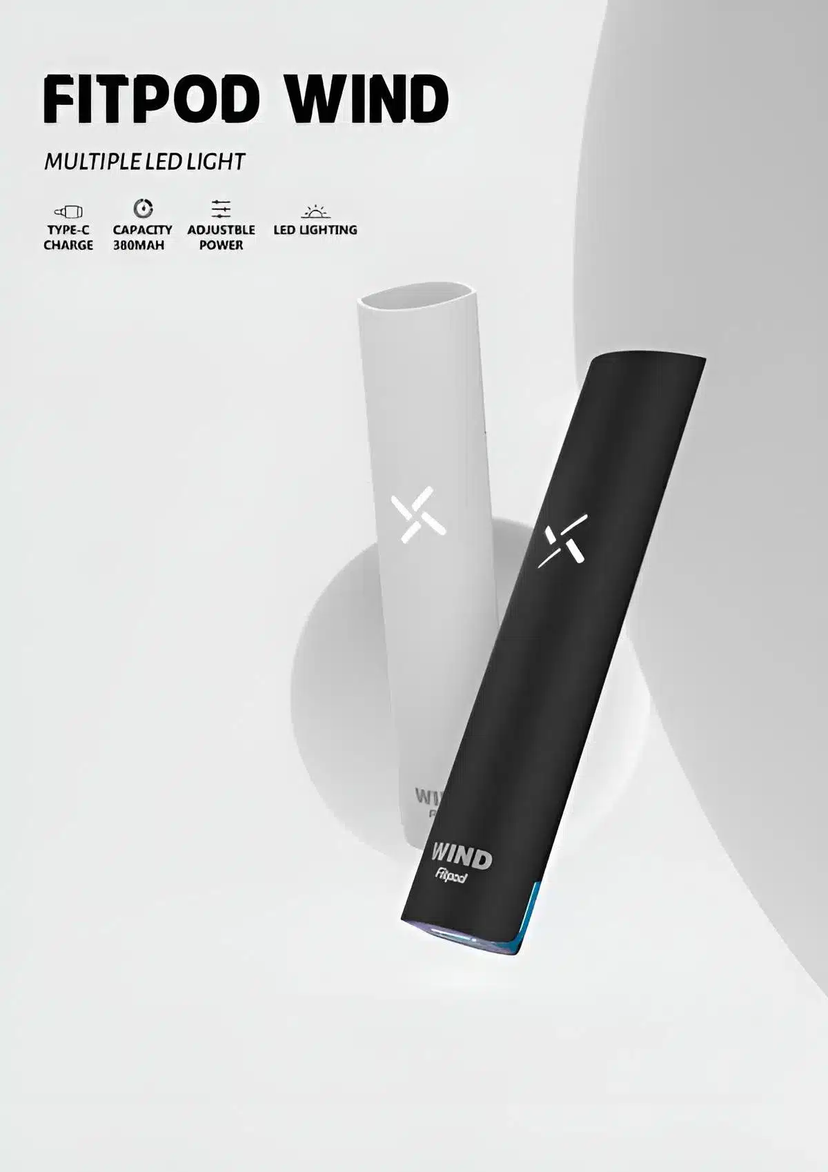 Fitpod Wind 氣流調節煙桿|四檔霧化模式|適配RELX一代·SP2·LANA|7-11到付:圖片 4