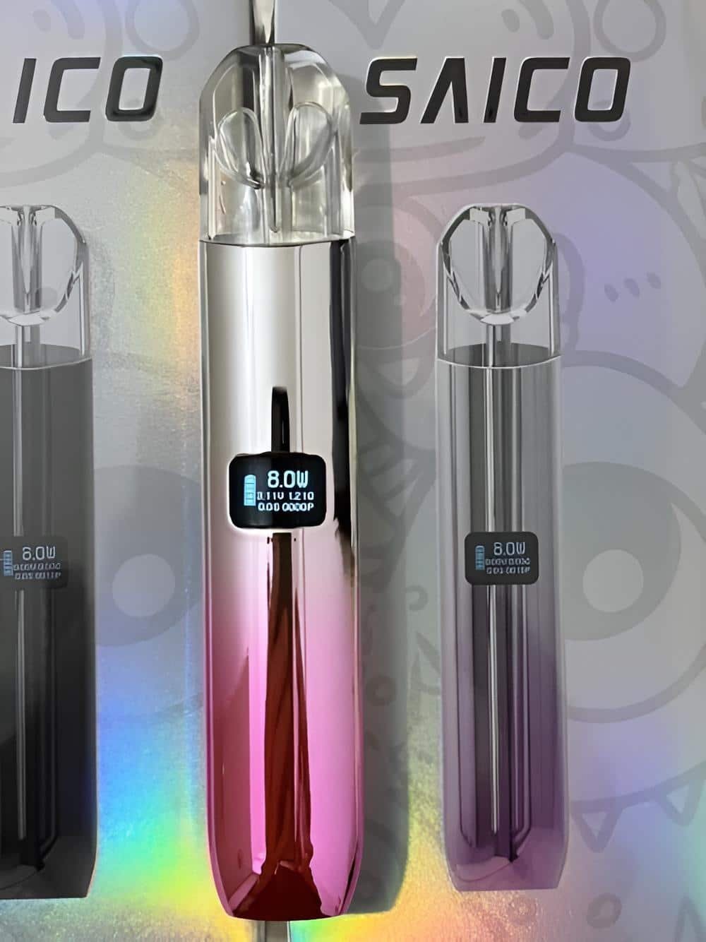 Saico 炫刻電子煙主機丨36款配色可選·LED燈效設計|電子煙專賣:圖片 2