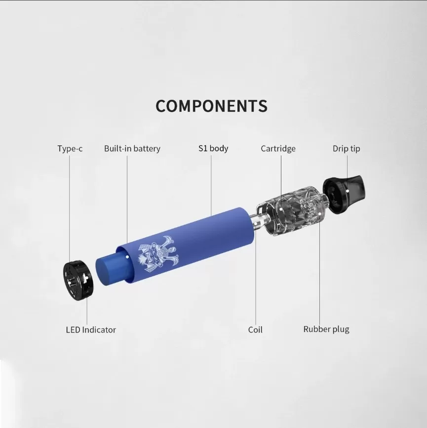 DISPOSABLE BARS 將軍 S1 拋棄式主機|支持多次注油|耐用便捷:圖片 3