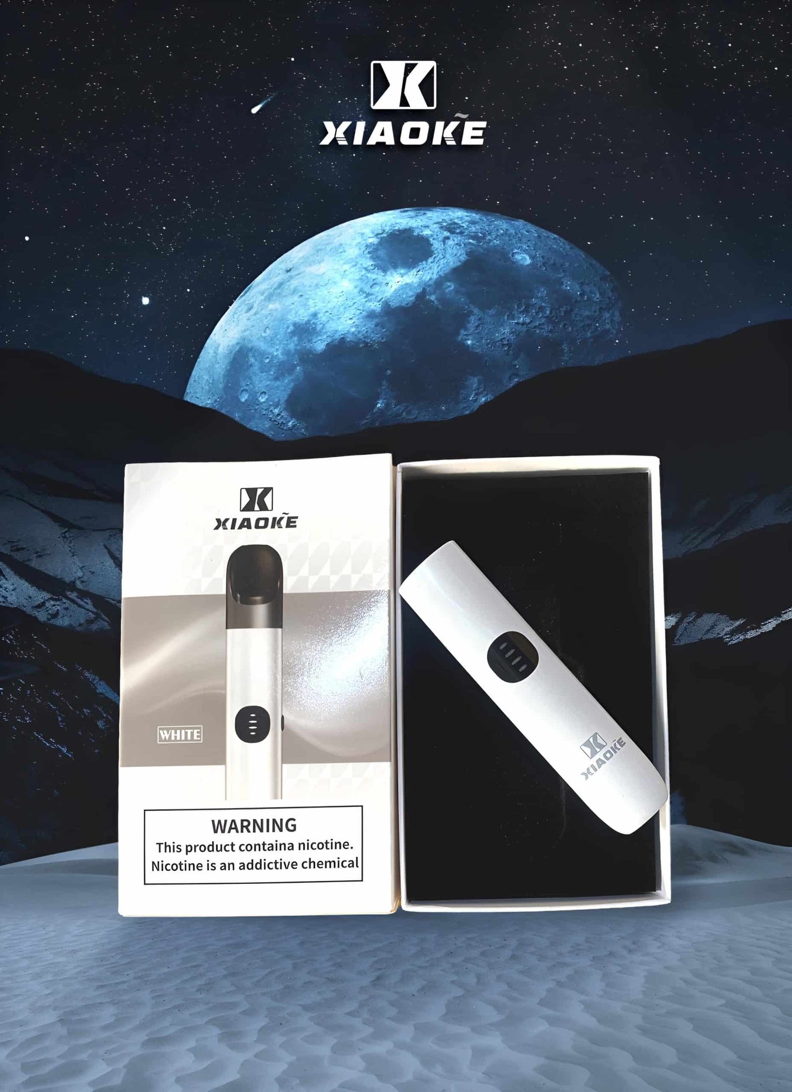 XIAOKE 梟客6代電子煙主機|三檔功率調節・快充長續航|兼容4/5/6代煙彈・炫彩燈效設計:圖片 6